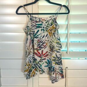 ✨5/$15 Mossimo Layered Flowy Multi-colored top size XXL